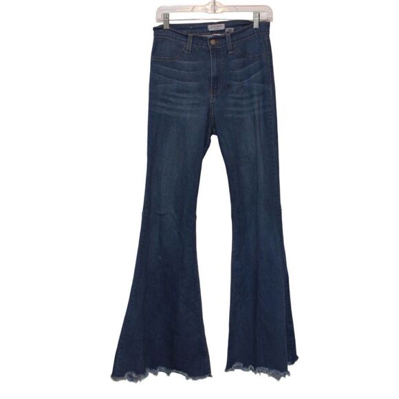 Judy Blue High Waisted Super Flared Jeans Women Size 29 - Picture 1 of 14